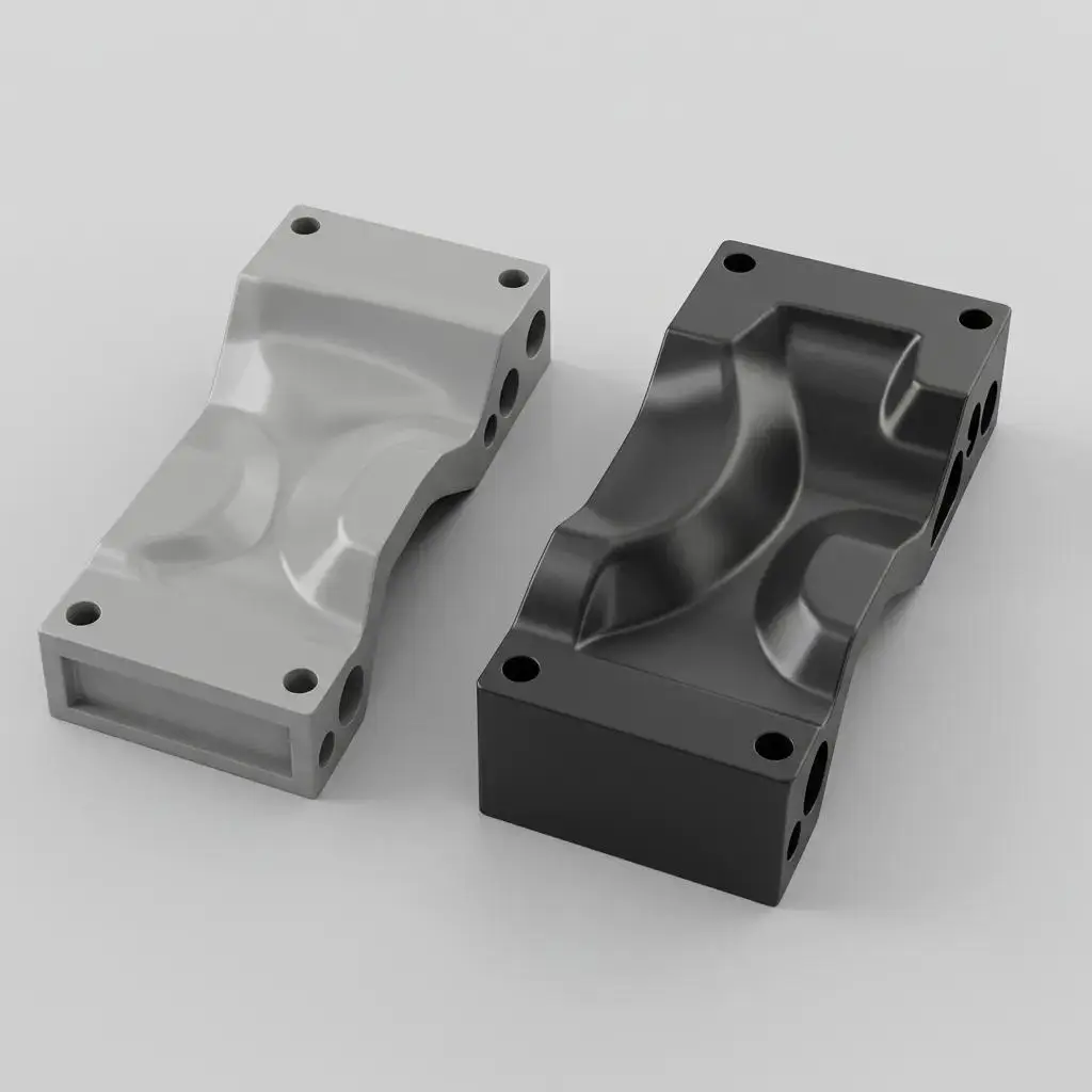 Visual comparison of a warped plastic component versus a perfectly molded one, illustrating the detrimental effects of warpage on product quality